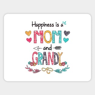 Happiness Is A Mom And Grandy Wildflower Happy Mother's Day Magnet